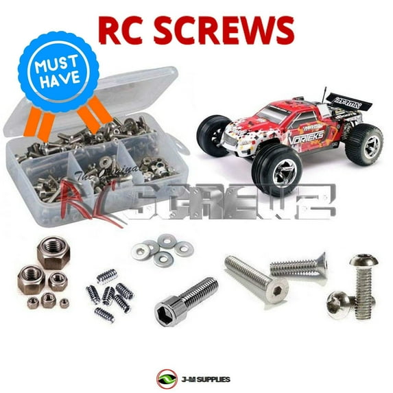 RCScrewZ Stainless Screw Kit arrm005 for Arrma Vorteks BLS 2WD 1/10 Stadium Truck (#AR102611) | SET