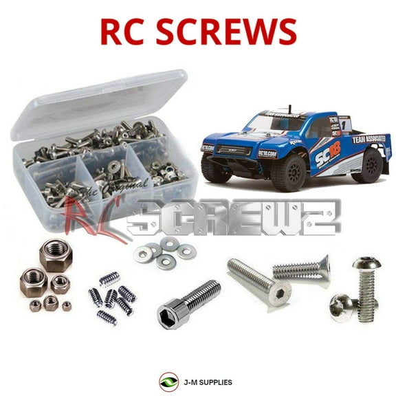 RCScrewZ Stainless Screw Kit ass040 for Team Associated SC18 1/18 Short Course RC Car | SET