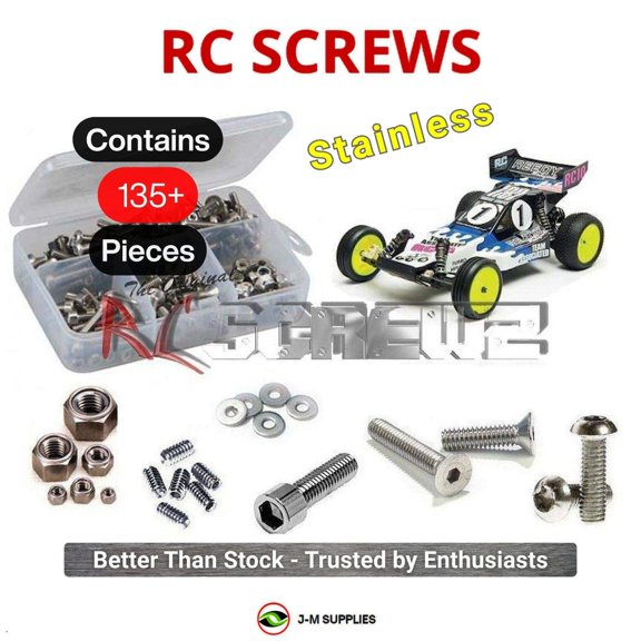 RCScrewZ Stainless Screw Kit ass057 for Associated RC10 Worlds Edition (#ASC6002) | SET