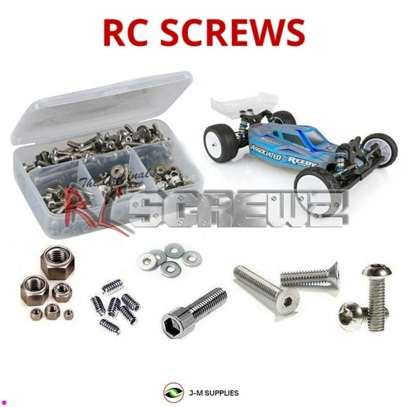 RCScrewZ Stainless Screw Kit ass090 for Team Associated RC10 B6.1 1/10 Electric Buggy (#90020) | SET