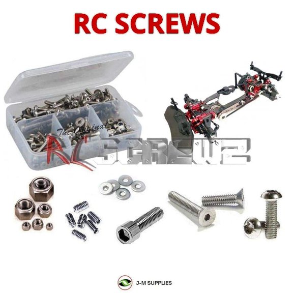 RCScrewZ Stainless Screw Kit cap001 for Capricorn RC LAB C02 1/10th Nitro Touring Car Chassis | SET