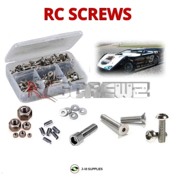 RCScrewZ Stainless Screw Kit cus007 for Custom Works Rocket Late Model Nitro RC Car | SET