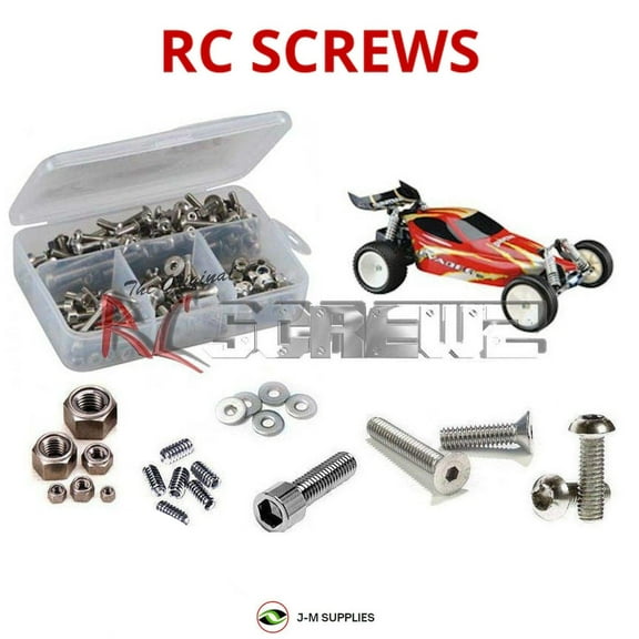RCScrewZ Stainless Screw Kit dur006 for Duratrax Nitro Evader BX 1/10 Buggy RC Car | SET