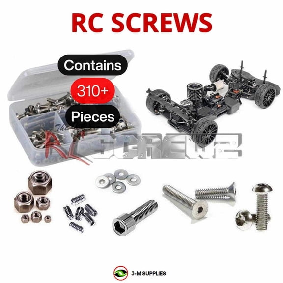 RCScrewZ Stainless Screw Kit hot041 for HotBodies RGT8 Onroad 1/8th Nitro 115770 RC Car | SET