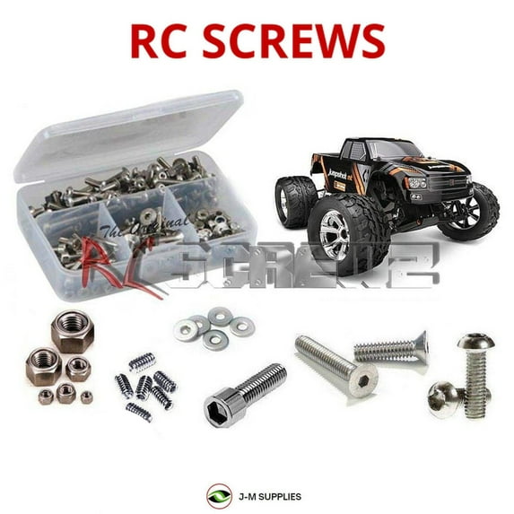 RCScrewZ Stainless Screw Kit hpi085 for HPI Jumpshot MT / Fuzion 2WD Truck (#115116/#116210) | SET