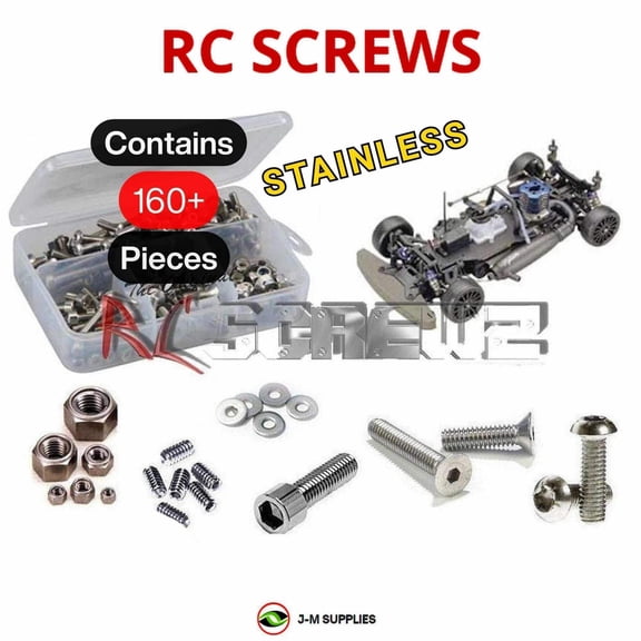 RCScrewZ Stainless Screw Kit kyo001 for Kyosho V-One R Nitro 1/10 4WD Touring Car (31011) | SET