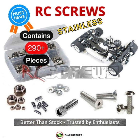 RCScrewZ Stainless Screw Kit mug042 for Mugen Seiki MRX6x 1/8th Nitro #H2008 RC Car | SET