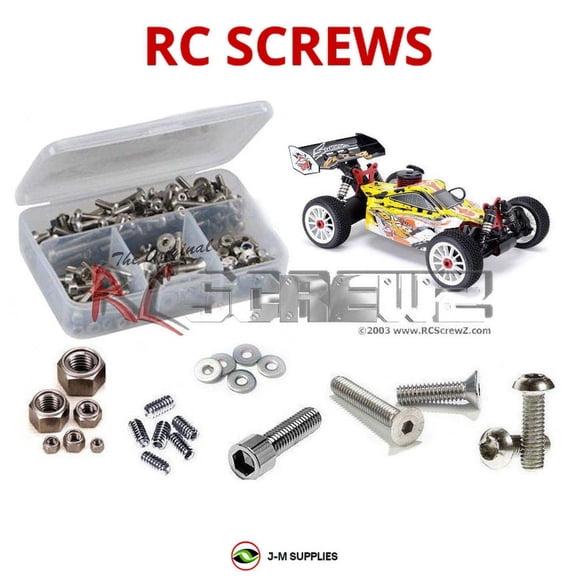 RCScrewZ Stainless Screw Kit swz011 for SWORKz Fox 4x4 1/10th (#940001) | SET