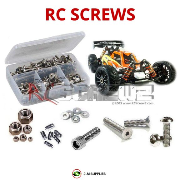 RCScrewZ Stainless Screw Kit swz016 for SWorkZ Apollo 1/8th RC Car | SET