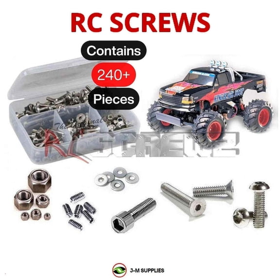 RCScrewZ Stainless Screw Kit tam102 for Tamiya King BlackFoot 1/10 Monster Truck (#58192) | SET