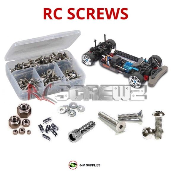 RCScrewZ Stainless Screw Kit tam134 for Tamiya TT-01R Type-E Chassis Touring Car (#58450) | SET
