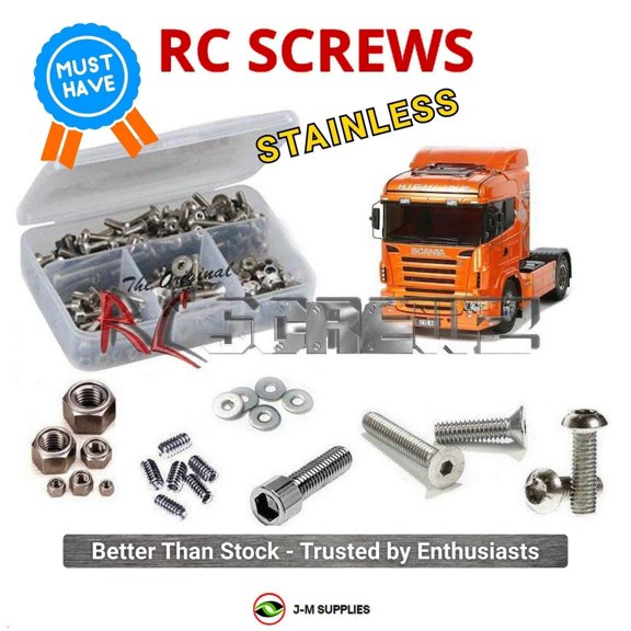 RCScrewZ Stainless Screw Kit tam175 for Tamiya Scania R620/R470 Highline 1/14 (#56323/38) | SET