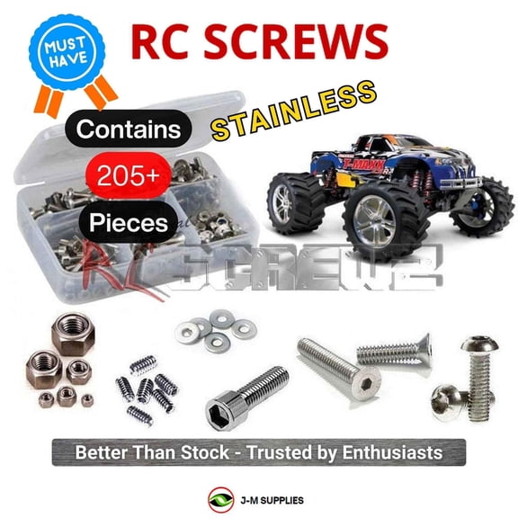 RCScrewZ Stainless Screw Kit tra017 for Traxxas T-Maxx Classic 2.5R Nitro 1/10 (#49104-1) | SET