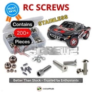 RCScrewZ Stainless Screw Kit tra039 for Traxxas Slash 4x4 1/10 Short Course Truck #68086 | PRO
