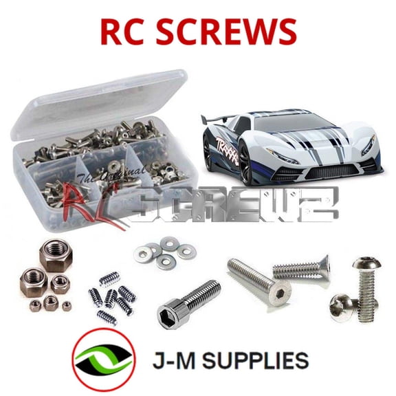 RCScrewZ Stainless Screw Kit tra075 for Traxxas XO-1 Supercar 1/7 TSM Ed 64077-3 RC Car | SET