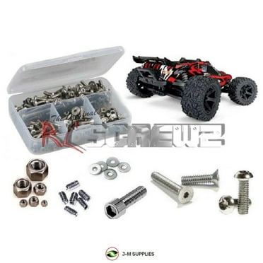 RCScrewZ Stainless Screw Kit tra087 for Traxxas Rustler 4x4 VXL 1/10 4WD Stadium (#67076-4) | PRO
