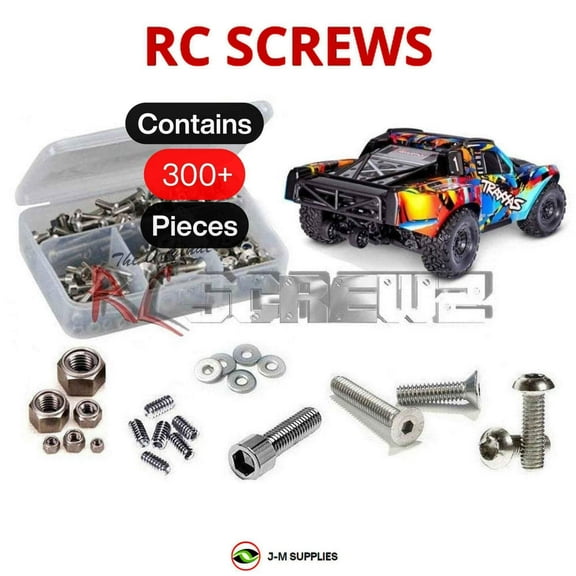 RCScrewZ Stainless Screw Kit tra123 for Traxxas Maxx Slash 6S Short Course Truck (#102076-4) | SET