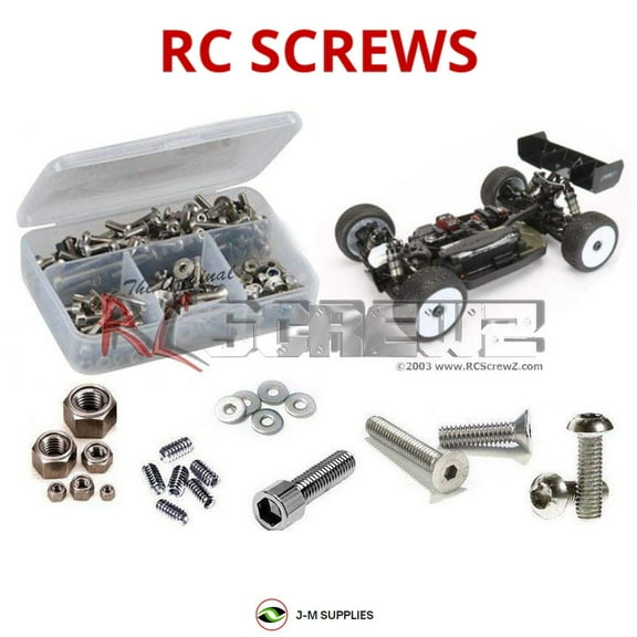 RCScrewZ Stainless Steel Screw Kit aga007 for Agama Racing A319E/P 1/8th Buggy RC Car | SET