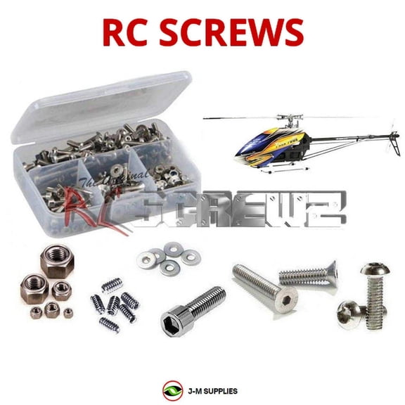 RCScrewZ Stainless Steel Screw Kit alg017 for Align T-REX 700E DFC RC Helicopter KX018E14T | SET