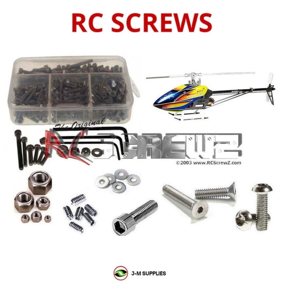 RCScrewZ Stainless Steel Screw Kit alg018 for Align 250/Pro DFC RC Car | SET
