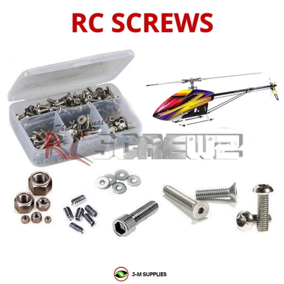 RCScrewZ Stainless Screw Kit alg020 for Align T-REX 800E DFC Trekker Helicopter (#RH80E01XT) | SET