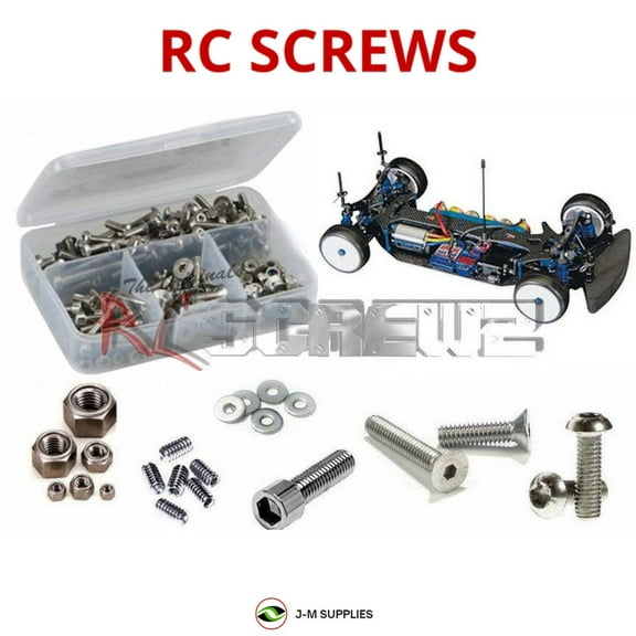 RCScrewZ Stainless Steel Screw Kit ass021 for Associated TC4 Factory RC Car | SET