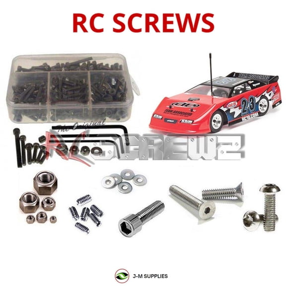RCScrewZ Stainless Steel Screw Kit ass039 for Associated RC18 Late Model RC Car | PRO