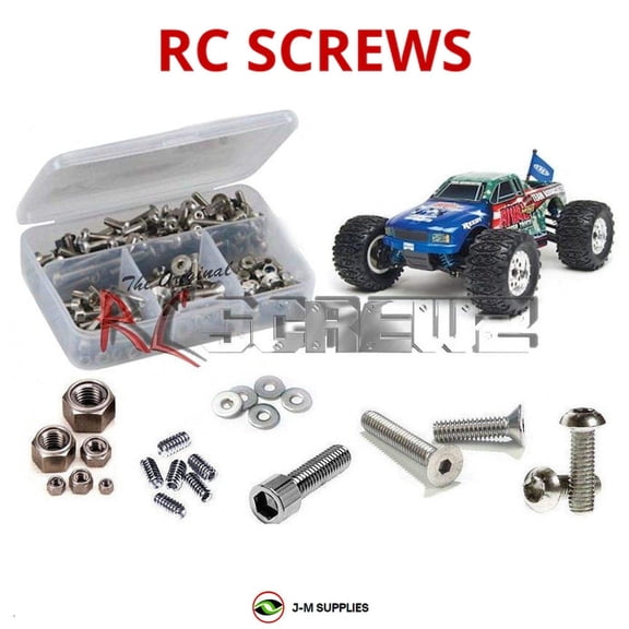 RCScrewZ Stainless Steel Screw Kit ass070 for Associated Rival Mini Monster RC Car | SET