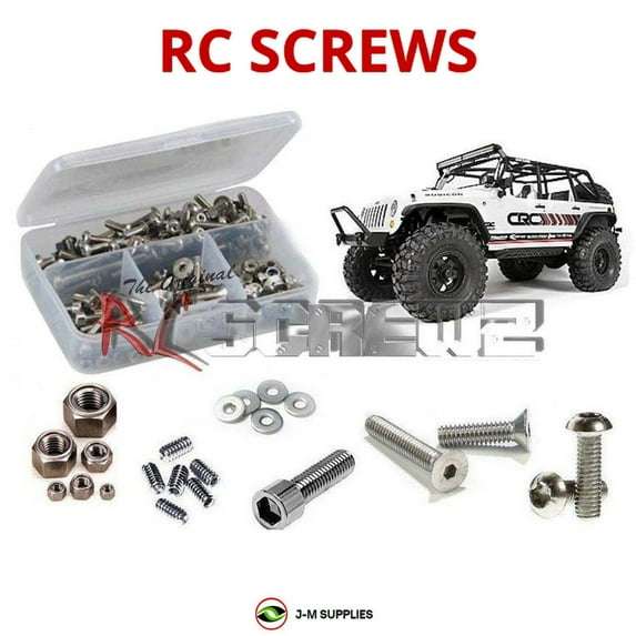 RCScrewZ Stainless Steel Screw Kit axi020 for Axial Racing Wrangler C/R Edition RC Car | SET