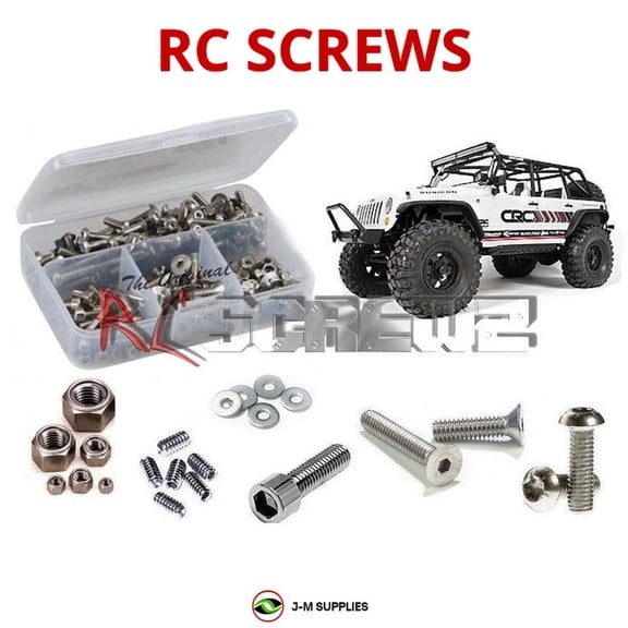 RCScrewZ Stainless Steel Screw Kit axi020 for Axial Racing Wrangler C/R Edition RC Car | SET