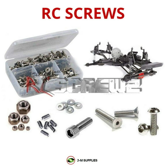 RCScrewZ Stainless Steel Screw Kit axi028 for Axial Racing SCX10 Raw Build RC Car | SET