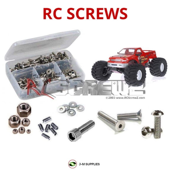 RCScrewZ Stainless Steel Screw Kit cen001 for CEN Racing Fun Factor MT2/MT4 RC Car | SET