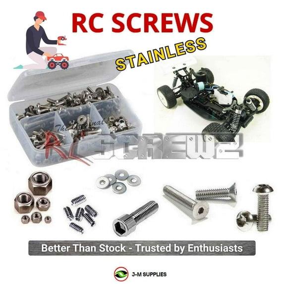 RCScrewZ Stainless Steel Screw Kit cen018 for CEN Racing Matrix R2 1/8 Nitro Buggy | SET