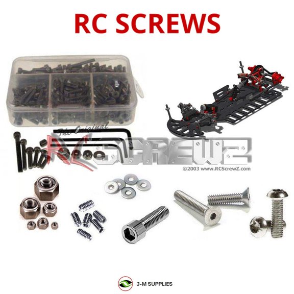 RCScrewZ Stainless Steel Screw Kit crc009 for CRC BattleAxe 1/10th RC Car | PRO
