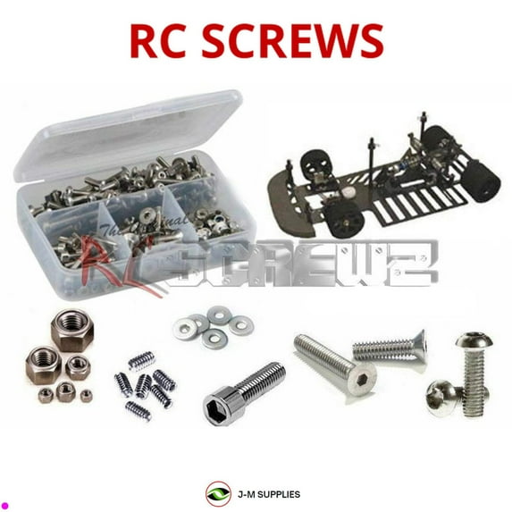 RCScrewZ Stainless Steel Screw Kit cus001 for Custom Works Aggressor 1/10 Electric Pan Car | SET