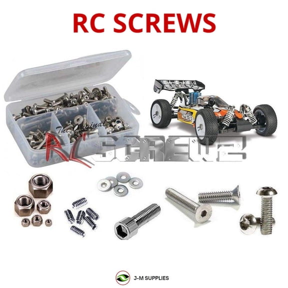 RCScrewZ Stainless Steel Screw Kit dur037 for Duratrax 835B Nitro Buggy RC Car | SET