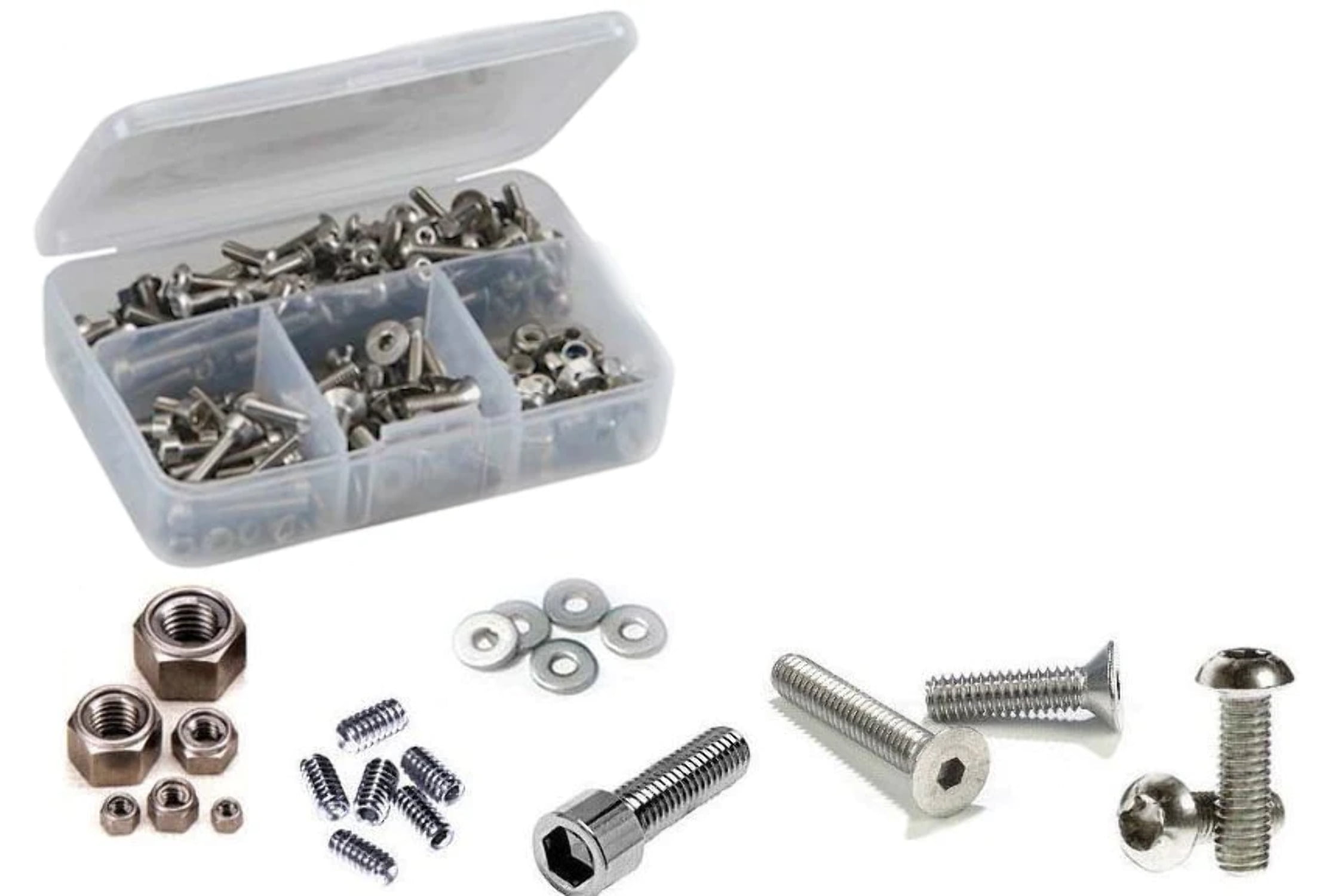 RC Screwz Stainless Steel Kit Axi024 Compatible With Axial SMT10 Grave Digger MT (#90055) : Buy Online At Best Price In KSA - Souq Is Now - Foto 10