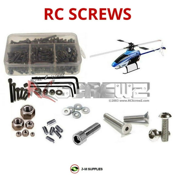 RCScrewZ Stainless Steel Screw Kit efl009 for E-Flite Blade SR RC Car | SET