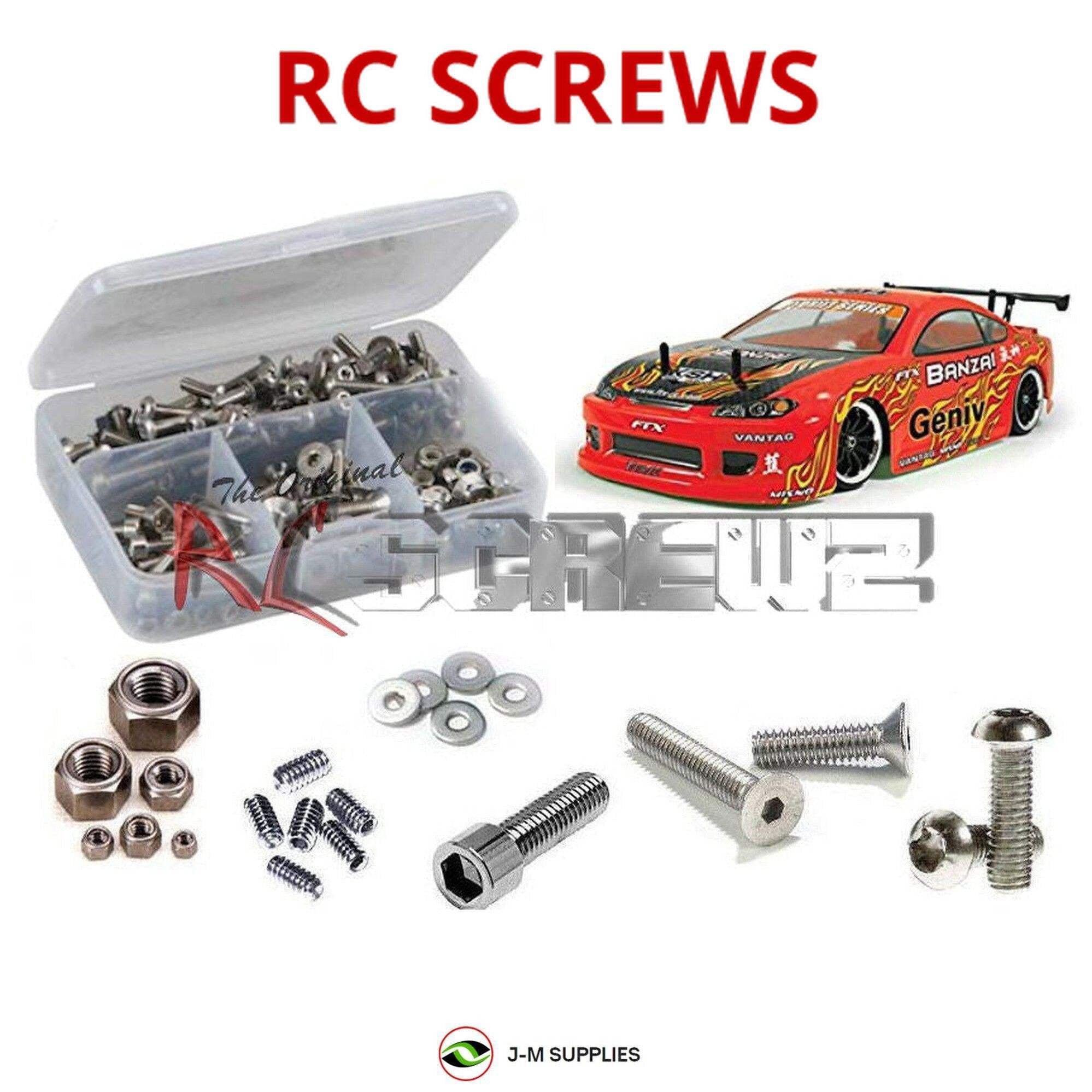 RCScrewZ Stainless Steel Screw Kit ftx007 for FTX Banzai Drift 1/10th # ...