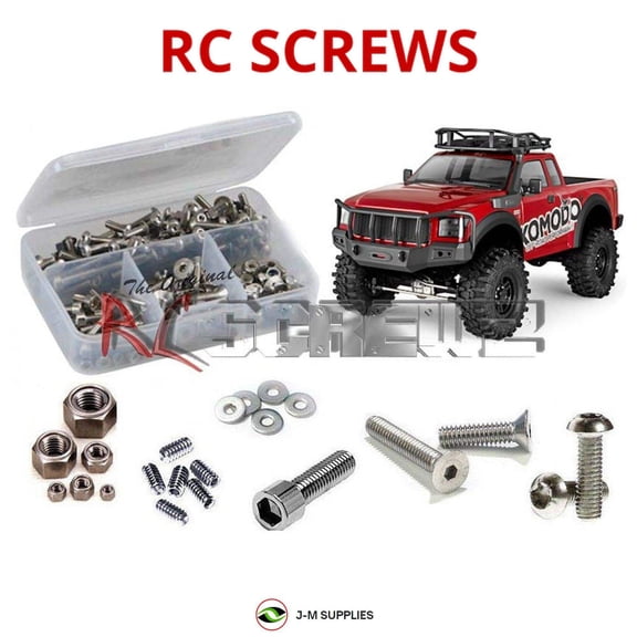 RCScrewZ Stainless Steel Screw Kit gma007 for GMade Komodo 1/10 Rock Crawler GS01 (#GM54000) | SET