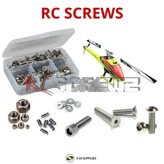 RCScrewZ Stainless Steel Screw Kit gob005 for Goblin 570 Series Helicopter RC | SET