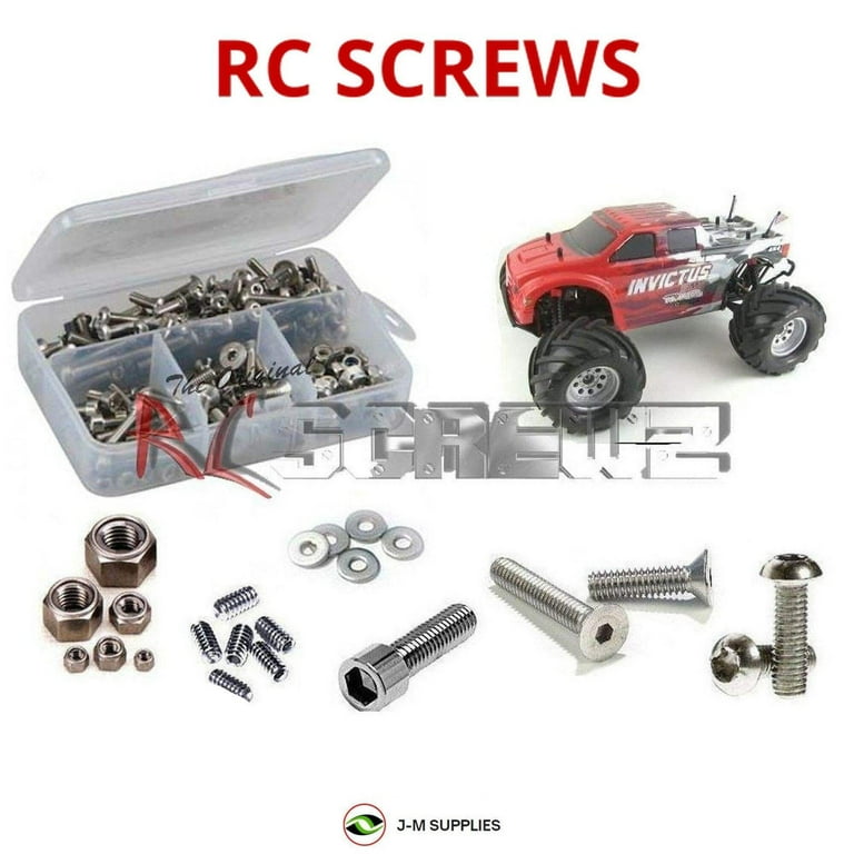 RCScrewZ Stainless Steel Screw Kit helrc001 for Helion RC Invictus 10MT 1 10th RC UPG