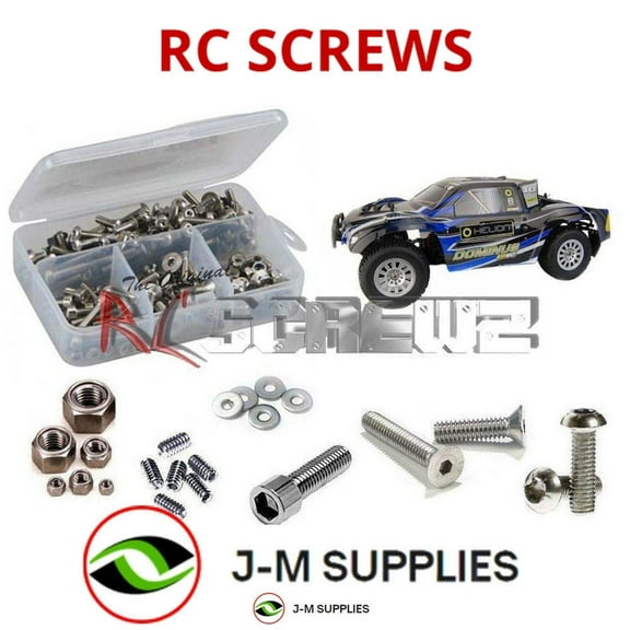 RCScrewZ Stainless Steel Screw Kit helrc003 for Helion RC Dominus 10SC RC Car | SET
