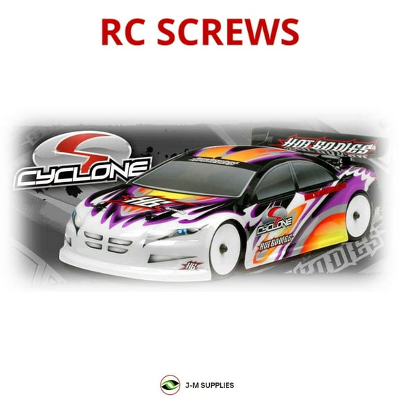 RCScrewZ Stainless Steel Screw Kit hot017 for Hot Bodies Cyclone S/RTR RC Car | SET