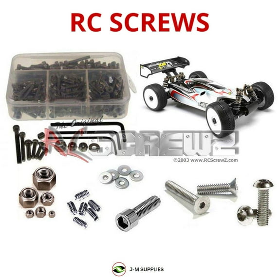 RCScrewZ Stainless Steel Screw Kit hot022 for Hot Bodies Ve8 Buggy RC Car | SET
