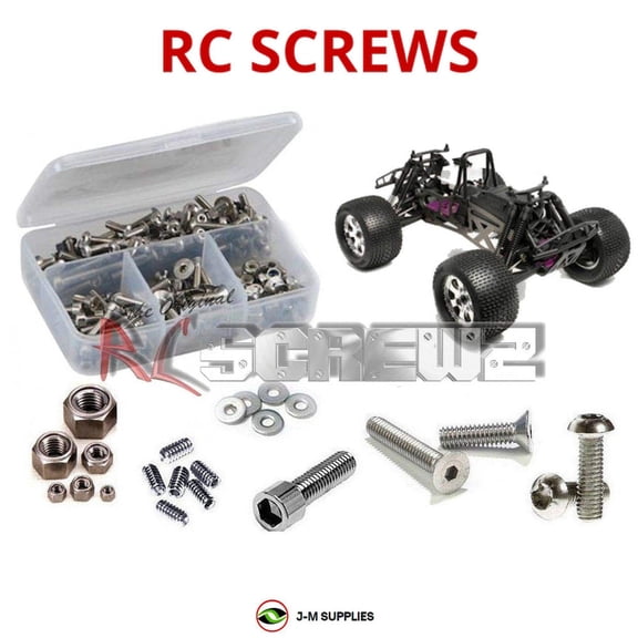 RCScrewZ Stainless Steel Screw Kit hpi032 for HPI Racing Savage X 4.1 #858 RC Car | SET