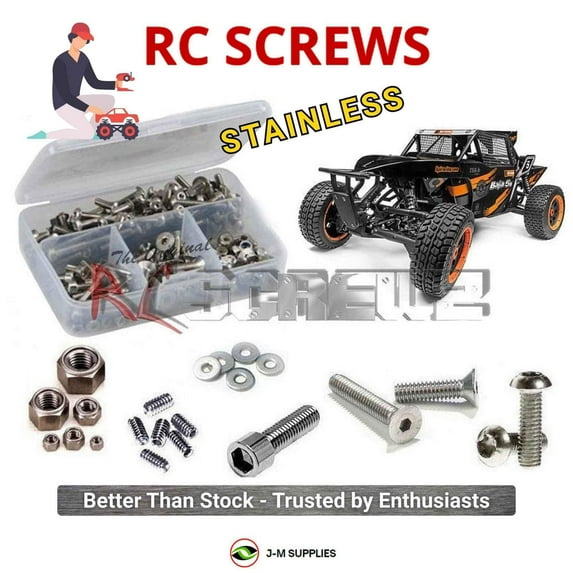 RCScrewZ Stainless Steel Screw Kit hpi093 for HPI Racing Baja 5B TSK-B Class 1 (#115485) | SET