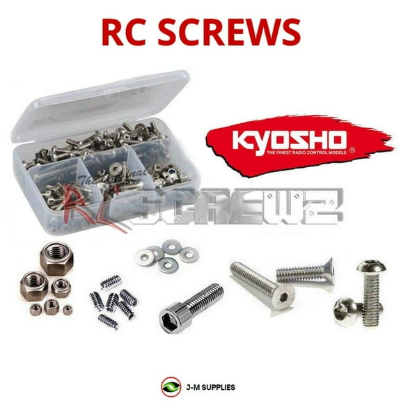 RCScrewZ Stainless Steel Screw Kit kyo063 for Kyosho Caliber 30 (#21135/21137) RC Helicopter | SET
