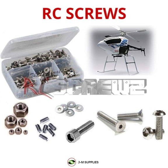 RCScrewZ Stainless Steel Screw Kit kyo089 for Kyosho Concept ZG Helicopter #21295 RC | SET