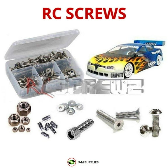RCScrewZ Stainless Screw Kit los001 for Losi XXX-S/GP Graphite 1/10 Touring Car (LOSA0251) | SET